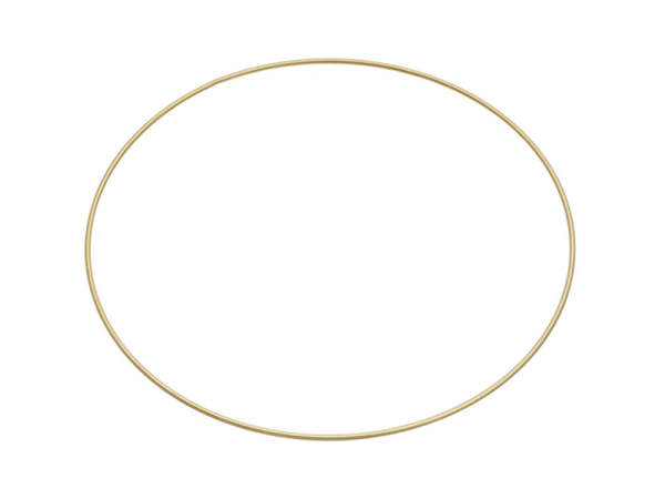 Metallring Drahtring Ø 10 cm gold Mobile Ring