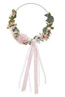 Metallring Drahtring Ø 35 cm silber Mobile Ring...