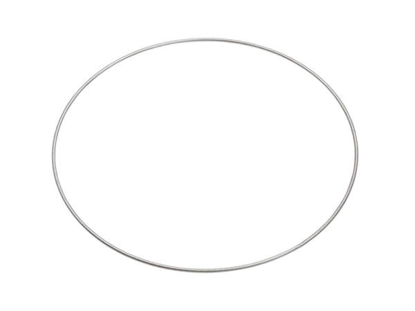 Metallring Drahtring Ø 10 cm silber Mobile Ring