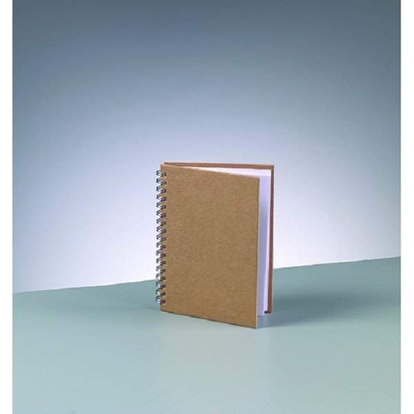 Notizbuch braun DIN A6, 15,5 x 11 cm mit 60 Blatt