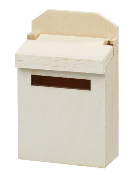 Briefkasten 4,6 x 6,9 x 2,6 cm Natur Minatur Brief Kasten Wichtel