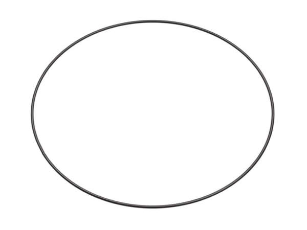 Metallring Drahtring Ø 15 cm schwarz Mobile Ring Traumfänger Makramee
