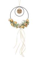 Metallring Drahtring Ø 15 cm schwarz Mobile Ring...