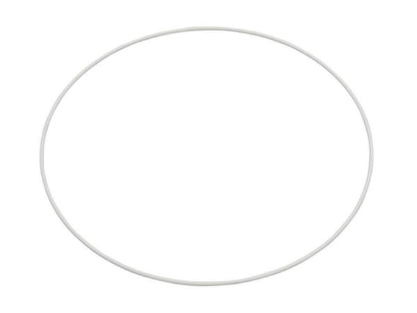 Metallring Drahtring Ø 15 cm weiss Mobile Ring