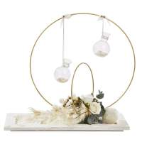 Metallring Drahtring Ø 15 cm gold Mobile Ring...