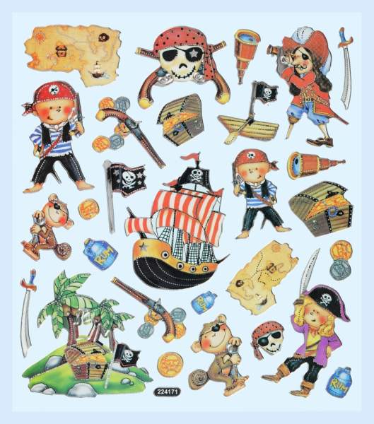 Design Sticker Piraten