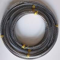 Drahtringe 25 cm Wellenringe aus Flachdraht 10 Stück