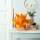 Faltblätter gelb Transparent 20 x 20 cm, 32 Blatt, Bascetta Stern 115g/m²