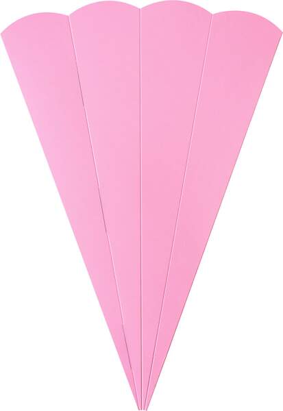 Schultüten Rohling rosa 68 cm Ø 20 cm 400g/m² Fotokarton 1 Stück