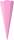 Schultüten Rohling rosa 68 cm Ø 20 cm 400g/m² Fotokarton 1 Stück