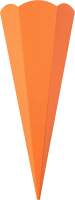 Schultüten Rohling orange 68 cm Ø 20 cm...
