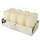 Stumpenkerzen creme 6er Set, 60x115mm