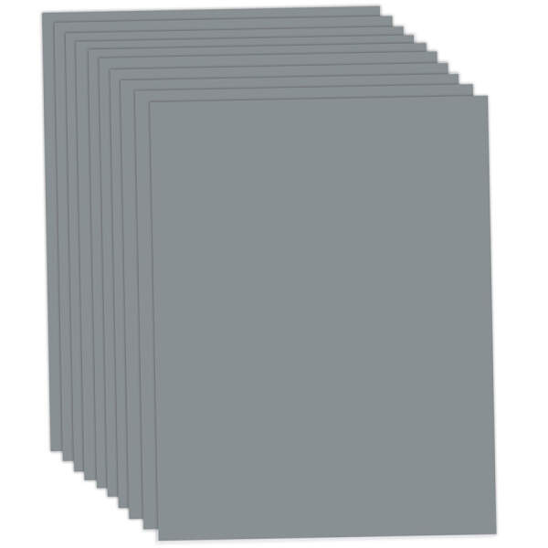 Fotokarton dunkelgrau / steingrau, 50x70cm, 10 Bögen, 300 g/m²