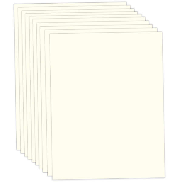 Fotokarton perlweiß, 50x70cm, 10 Bögen, 300 g/m²