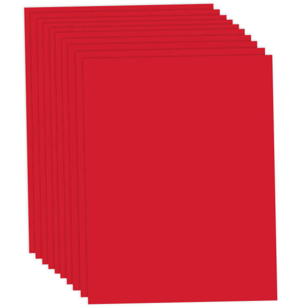 Fotokarton hochrot, 50x70cm, 10 Bögen, 300 g/m²