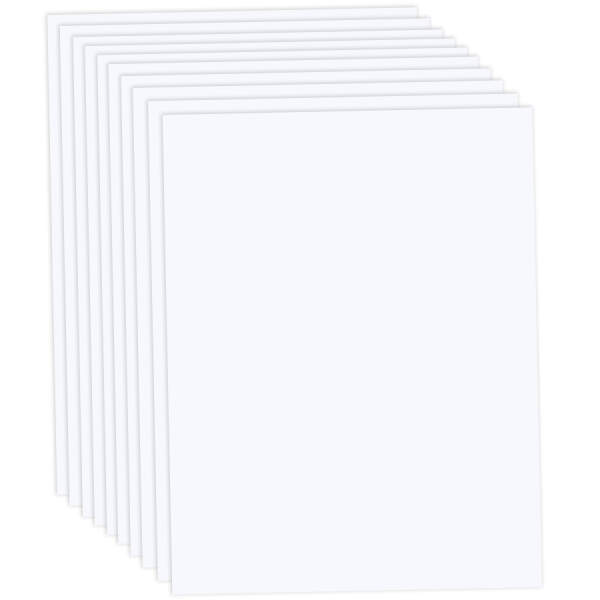 Fotokarton weiß, 50x70cm, 10 Bögen, 300 g/m²