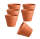 Tontöpfchen klein 6 Stück Ø 5,5, Höhe 5 cm Terracotta Blumentöpfchen