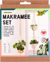 Makramee Set URBAND JUNGLE für zwei Blumenampeln zum...