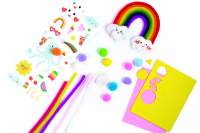Chenilledraht Bastelset Regenbogen 212 Teile / RAINBOW...