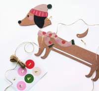 Adventskalender Hund 54 Teilig | Weihnachtshund Dackel Sausage Dog