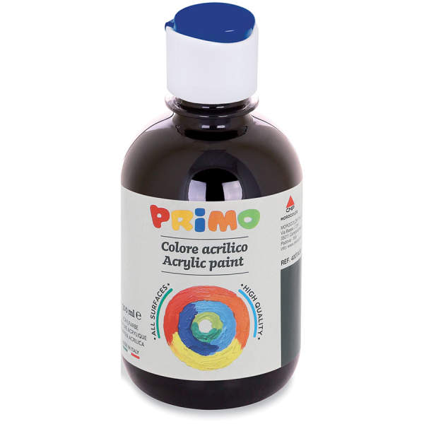 Allzweckfarbe schwarz 300ml Primo Acrylfarbe Wasserbasis