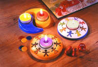 Gießform Modell I Teelicht Kerzenhalter I Yin und Yang für Giessmassen