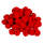 Pompon rot 10 mm 65 Stk
