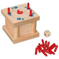 Holzwürfelspiel Verflixte 6 Würfelspiel 5+