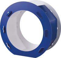 Laternenrohlinge dunkelblau rund Ø 22 x 10 cm | 5 Stück zum Stecken 400g/m²
