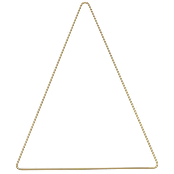 Metall Dreieck 25 x 40 cm gold Mobile Drahtstern Tannenbaum
