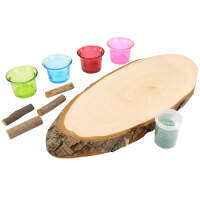 Adventskranz Bastelset ca. 32-40 cm lang mit...