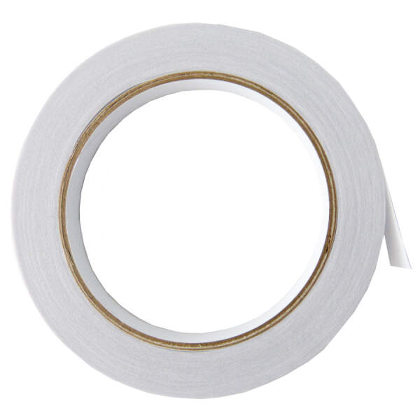 Doppelseitiges Klebeband, weiß, 0,9cm x 10m Doppelklebeband