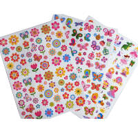Sticker Schmetterlinge Blumen Märchen 3 Blatt je...