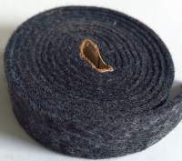 Filzband dunkelgrau meliert 1,5 mx2cm, 3 mm stark, 1 Rolle