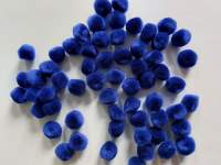 Pompon blau 15mm 60 Stk,