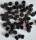 Pompon schwarz 15mm 60 Stk,