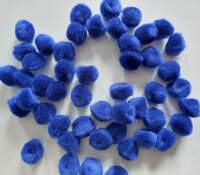 Pompon blau 20mm 50 Stk,