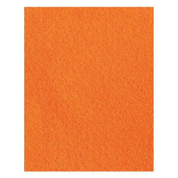 Bastelfilz stark in orange, 30x45 cm, 1 Bogen, 3,5 mm