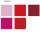 Bastelfilz Ton in Ton Mix rot - 10 Blatt, 20 x 30 cm Filz Set