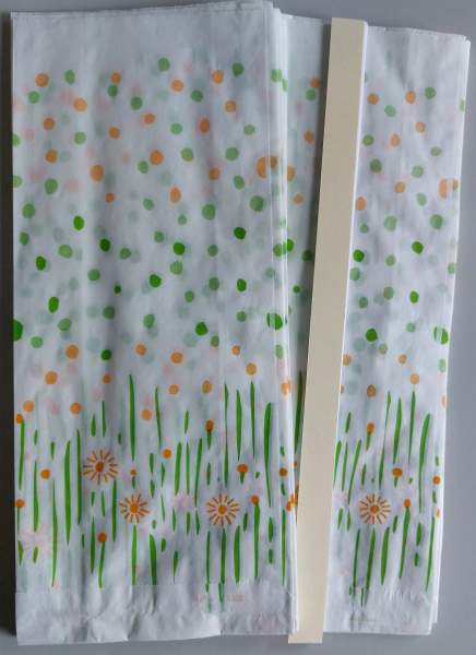 Papiertüten für Butterbrottüten Blüten mit Anleitung Bastelpackung Sommer