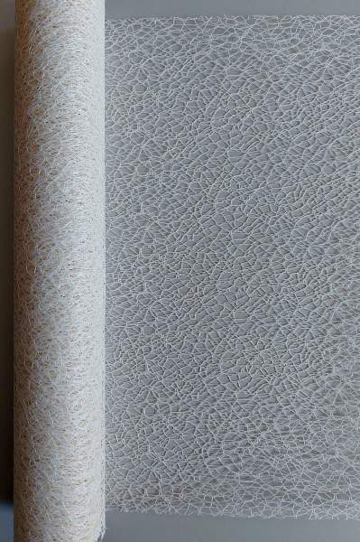 Tischläufer Netzoptik hell creme 28x250cm 1 Rolle