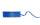 Satinband blau, royalblau Rolle 3mm breit, 50m lang