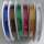 Satinband 6mm Set bunt 6 Rollen  je 6mm breit 25m lang Doppelsatinbänder