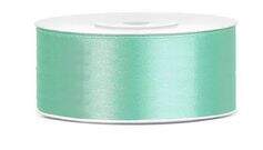 Satinband mint Rolle 25mm breit, 25m lang #1