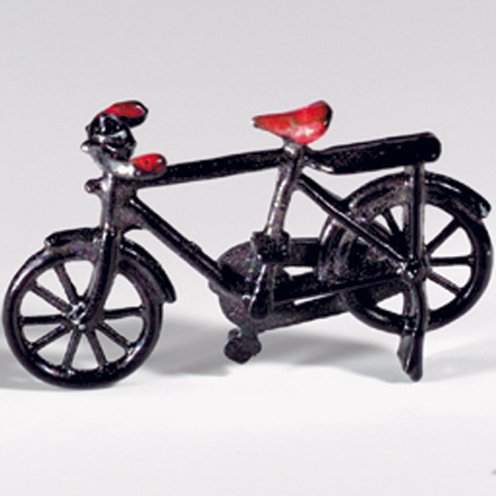 Miniatur Fahrrad schwarz, 5 x 3 cm