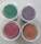 Weichknete 4er Pack orange, violett, pink, grün, je 140g Becher Spielknete