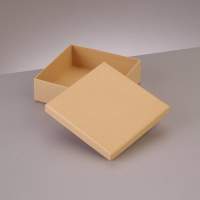 Pappbox quadratisch 12,5 x 12,5 x H 7 cm