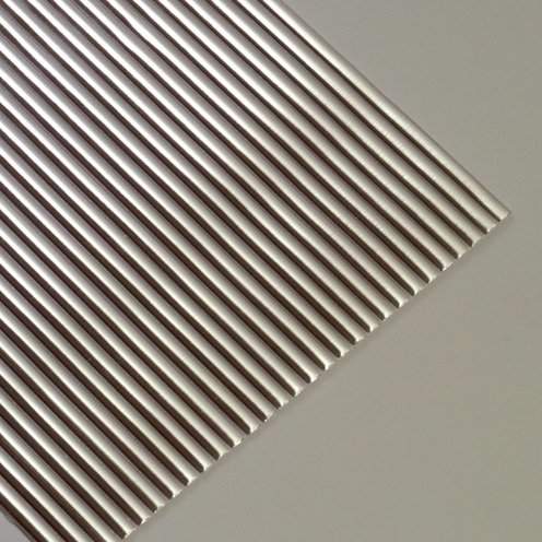 Wachsstreifen rund 200 x 5 mm 11 Stk. silber