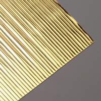 Wachsstreifen gold flach, 20 cm x 1 mm, 15 Stück