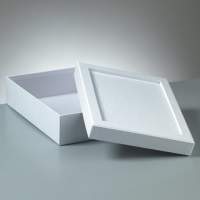 Pappbox Mosaix rechteckig weiß, 20 x 15 x 6 cm...